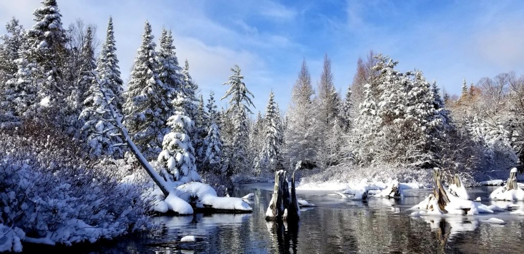 Ausable River in Winter