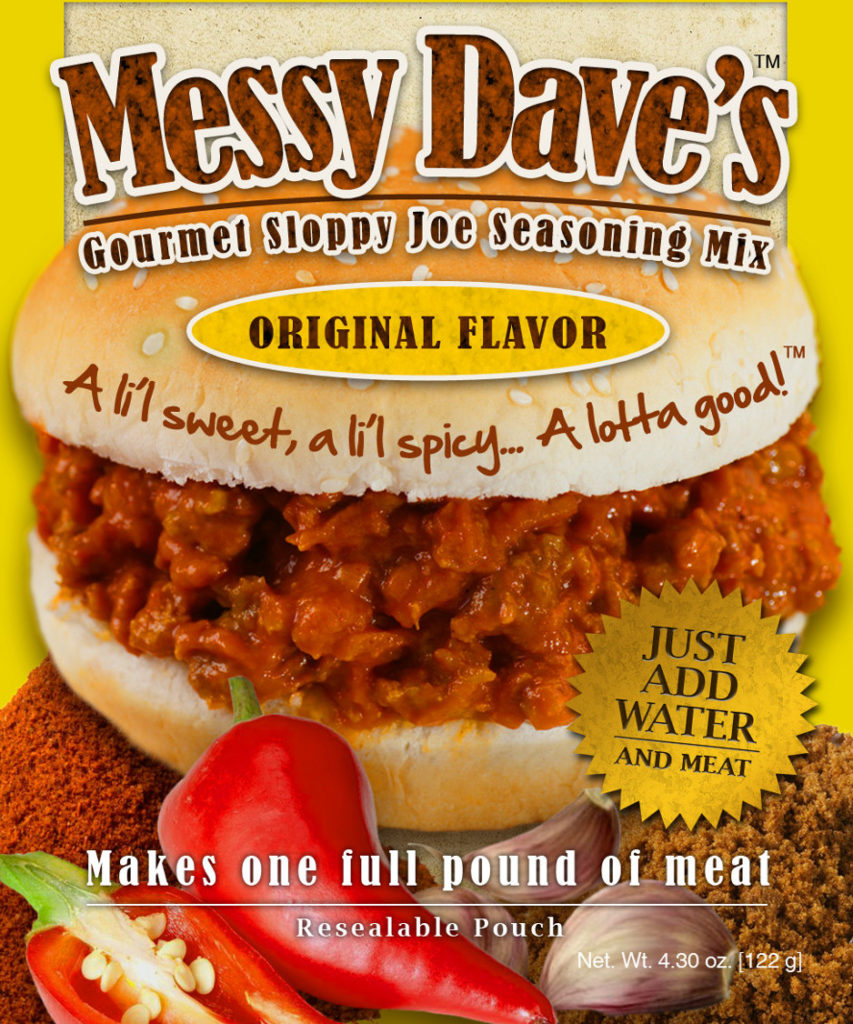 Messy Dave's Michigan Made Gourmet Sloppy Joe Mix at Tip'n the Mitten