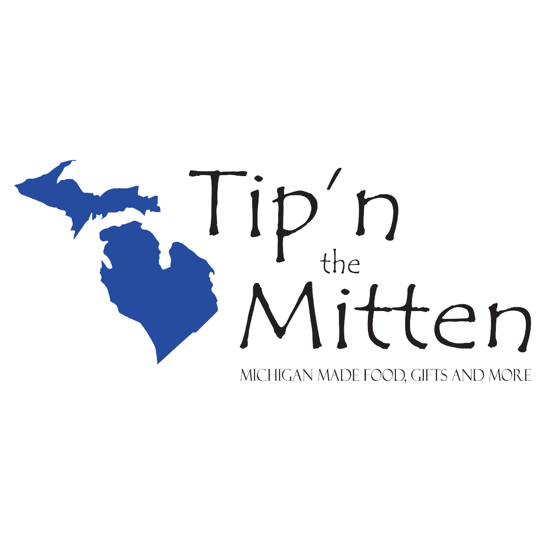 Tip'n the Mitten Grayling MI logo